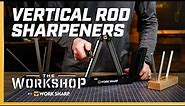 Spyderco Tri Angle Knife Sharpener VS Work Sharp Angle Set - comparing vertical rod sharpeners