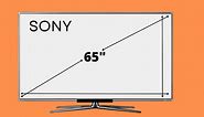 Sony 65 Inch TV Dimensions- COMPLETE GUIDE | Decortweaks