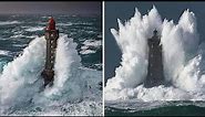 TOP 15 SCARY Lighthouses - Huge Waves