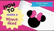How to Make a Minnie Head | Weld | Disney | Cricut Design Space Beginner