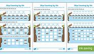 Skip Counting by 10s Worksheet