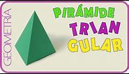 Como hacer una pirámide triangular. Rápido y fácil