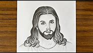 How to draw Jesus Christ || Jesus drawing || Easy drawings step by step || Pencil drawing pictures