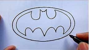 How To Draw A Logo Batman