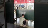 Assembling Video of Lonbest Vertical Movable Sliding Whiteboard Blackboard Cabinet System Frame Unit