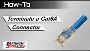 How To: Terminate a Cat6A Connector