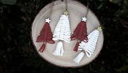 Drhané stromečky - vánoční dekorace - návod