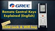 [ENGLISH] How To Use Gree Ac Remote Control Function | Gree Dc Inverter Ac Remote Settings 2022