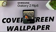 How To Change Cover Screen Wallpaper On Samsung Galaxy Z Flip 5