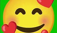 🥰 Heart-face Emoji Animation Green Screen || Vfx Noob