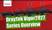 DrayTek Vigor2927 series Dual Ethernet WAN broadband security routers for SMBs