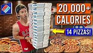 I Tried To Eat EVERY PIZZA On The Dominos Menu!