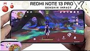 Xiaomi Redmi Note 13 Pro Genshin Impact Gaming test | Snapdragon 7s Gen 2, 120Hz Display