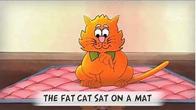 CAT ON THE MAT - Fantastic Phonics learn to read program - www.Early-Reading.com