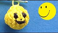 Rainbow Loom 3D Smiley Face - How to make with loom bands