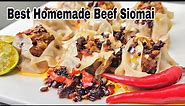 Tasty and Authentic Homemade Beef Siomai Recipe Tutorial