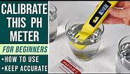 CALIBRATE A PH METER (step by step) + How To Use PH meter