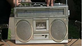 JVC RC-555JW cassette shortwave radio Boombox