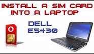 How To Install A Sim Card Into A Laptop - Dell Latitude E5430