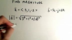 How to Find the Magnitude of a Vector