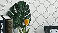 GloryTik 17.7"X197"Grey and White Wallpaper Peel and Stick Modern Trellis Contact Paper Self Adhesive Gray Geometric Wallpaper Removable Waterproof Vinyl Wallpaper for Room Wall Decoration
