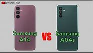 Samsung Galaxy A14 vs Samsung Galaxy A04s - Full Comparison