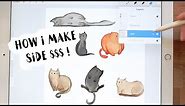 How I Make Clipart to Sell - prepping the files (Procreate on the iPad Pro + Adobe Illustrator)