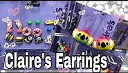 Shopping at Claire's for Earrings 2019