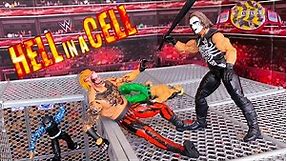The Fiend vs Sting - Hell In A Cell Action Figure Match! Hardcore Championship!