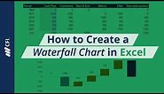 How to Create an Excel Waterfall Chart