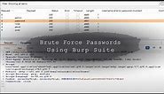 How To Brute Force Passwords Using Burp Suite?