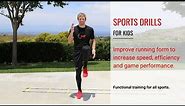 Kids Athletic Sports Training: Improve Running Form to Increase Speed, Efficiency, Game Performance