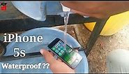 IPhone 5s water test | is it waterproof