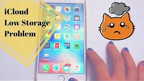 iCloud Storage Almost Full iPhone Storage Problem ~ How To Tutorial ~ iPhone 6S Plus