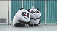 【Bamboo Panda ❤】Plz Stay Strong | Chinese Short Animation | Funny #panda #shorts