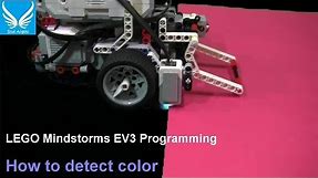 EV3 Programming 1.3: How to detect color (Using Color Sensor)