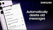 Delete old messages to free up storage on your Galaxy phone | Samsung US