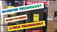 SHARP NO FROST REFRIGERATOR| INVERTER TECHNOLOGY| ELEGANT DESIGN| J-TECH TECHNOLOGY| sj-fts07avs-sl