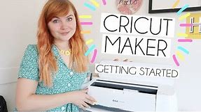Getting Started With The Cricut Maker For Beginners | Unboxing, Setup & EASY Badge Tutorial