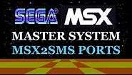 MSX2SMS: Play MSX Games On Your SEGA Master System! [NTSC-J Real Hardware]