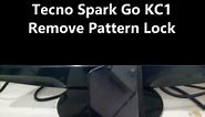 Tecno Spark Go KC1 Remove Pattern Lock, Screen Lock, Pin Lock #edutoktech #edutok #patternlock