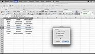 How to Remove Contents From Selected Cells in Microsoft Excel 2007 : MS Excel Tips