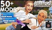 50+ Must Have Mods & CC For Better & Fun Gameplay | Mods & CC + LINKS | The Sims 4