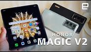 Honor's Magic V2 is the thinnest foldable phone yet