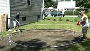 Do-It-Yourself Round Above Ground Swimming Pool Installation - 1 of 2