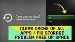 SONY Android TV : How to Clear Cache of All Apps | Fix Storage PROBLEM Free UP Space