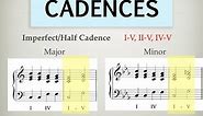 Cadences - The 4 types explained - Perfect, Plagal, Imperfect, Interrupted