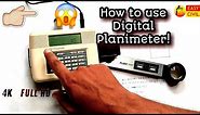 digital planimeter in surveying |how to use digital planimeter|TAMAYA Planix 5000 Digital planimeter