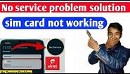 no service problem solution | sim card not working | emergency calls only | no service | no sim card