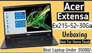 Acer Extensa Ex215-52-30Ga 15.6-inch Laptop (10th Gen Core i3-1005G1/4GB/1Tb Hdd/Win10